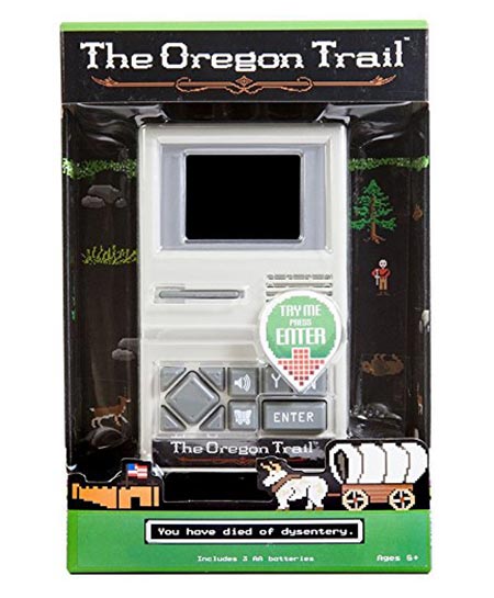 8. Basic Fun The Oregon Trail Handheld Game