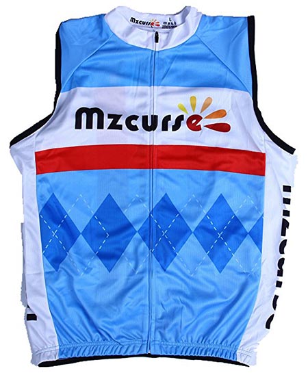 10.Mzcurse Men’s Sleeveless Cycling Vest 