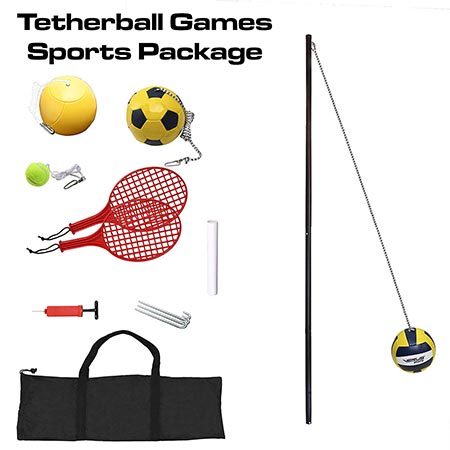 5. Verus Sports In-ground 3-in-1 Tetherball set