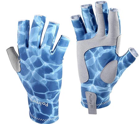 5. Palmyth UV Protection Fishing Fingerless Gloves