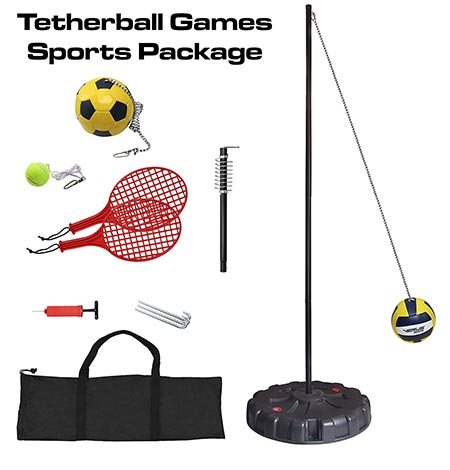9. Verus Sports Portable 3-in-1 Tetherball Set