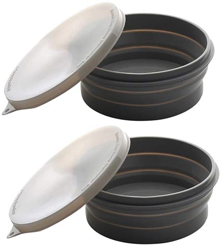 2. ME.FAN Silicone Collapsible Bowls