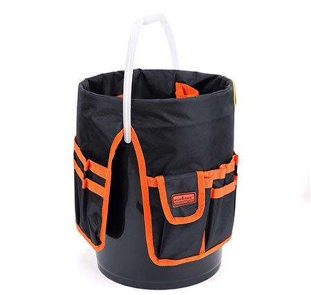 8. HORUSDY Bucket Organizers Pocket