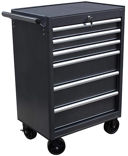 4. WEN 74606 26-Inch 6 Drawer Rolling Tool Cabinet