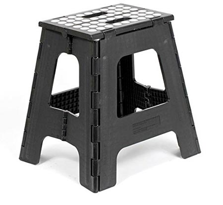 7. Kikkerland Rhino Tall Folding Step Stool