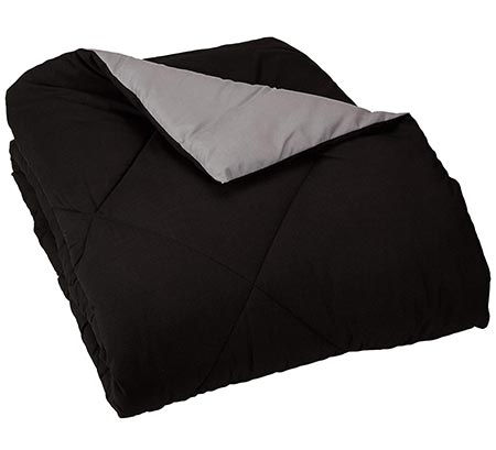 1. AmazonBasics Reversible Comforter