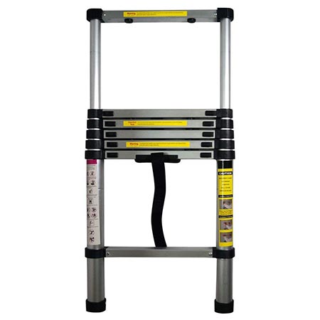 7. Yi Hai 6.5ft Portable Aluminium Telescoping Ladder