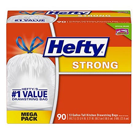 3. Hefty Strong Trash Bags