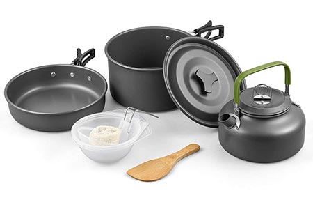 3 Terra Hiker Camping Cookware