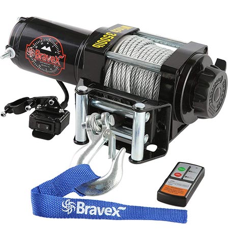 8 Bravex Electric 12V Winch 