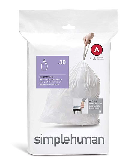 2. Simplehuman Code A Custom Fit Liners