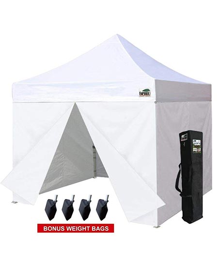 6. Eurmax 10 x 10 Pop up Canopy Commercial Tent