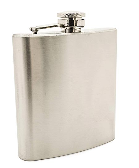 2. 6oz Primo 18/8 #304 Stainless Steel Premium Liquor Flask