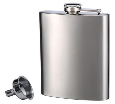 1. Top Shelf Flasks Stainless Steel Flask