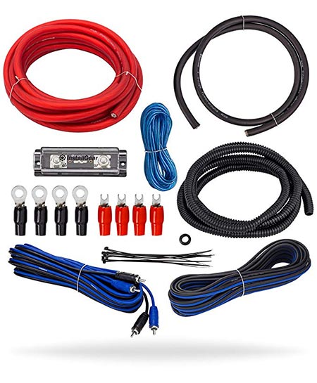9. InstallGear 4 Gauge Complete Amp Kit Amplifier Installation Wiring Wire