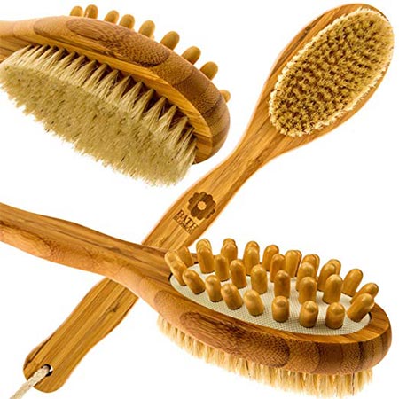 3. Bath Blossom Bamboo Body Brush