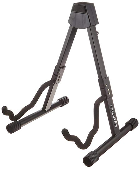 1. Amazon Basics Guitar Folding A-Frame Stand