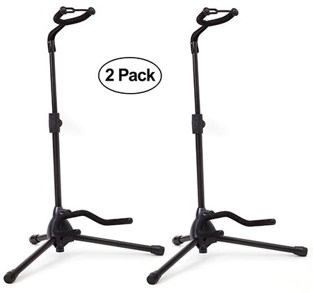 7. Hola! Music Universal Guitar Stand (Pack of 2)