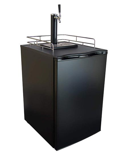 Number 6: Keggermeister KM2800BK Kegerator Full-Size Single-Tap Beer Refrigerator and Dispenser