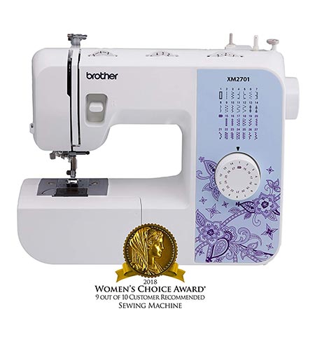 1. Brother Sewing Machine, XM2701