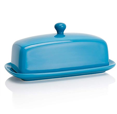 8. Sweese 3175 Porcelain Butter Dish with Lid