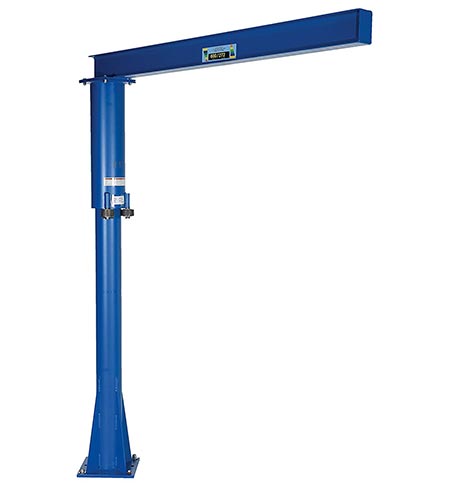 7. Vestil JIB-FM-6 Steel Fixed Floor Mounted Jib Crane