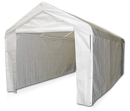 5. Caravan Canopy 12000211010 Side Wall Kit for Domain Carport, White