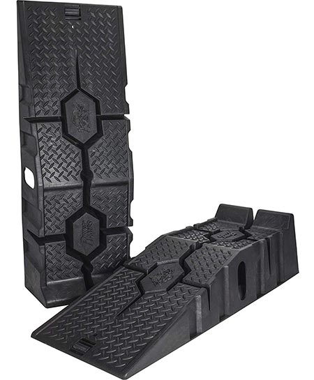 2. RhinoGear 11912 RhinoRamps MAX Vehicle Ramps - Set of 2 (16,000lb. GVW Capacity)