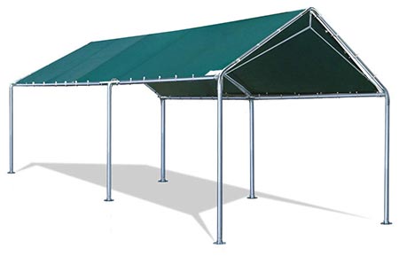 1. Quictent Heavy Duty Carport Car Canopy Party Tent with 3 Reinforced Steel Cables-Green