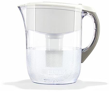 1. Brita Large 10-Cup Water Filter Pitcher