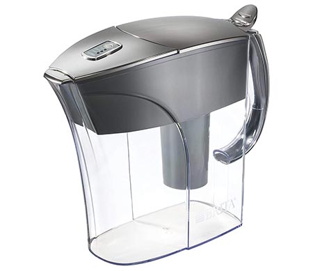 7. Brita Chrome Water Filter Pitcher