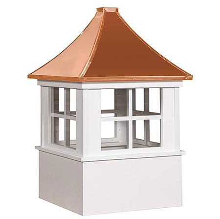 1. East Coast Weathervanes and Cupolas Vinyl Deerfield Cupola (Vinyl, 21