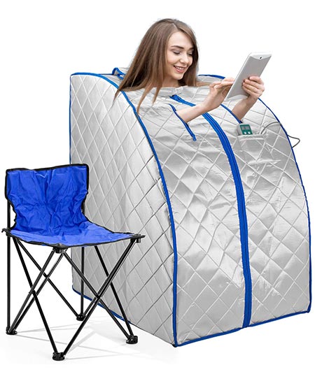 1. IdealSauna Portable Indoor Personal Spa Sauna