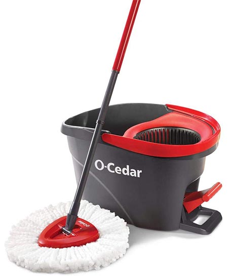 1. O-Cedar EasyWring Microfiber Spin Mop