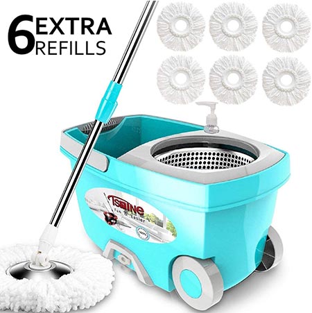 7. Tsmine Spin Mop