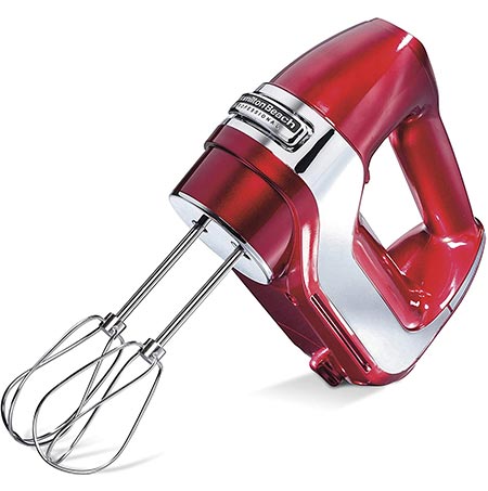 7. Hamilton Beach Professional 5-Speed Electric Hand Mixer with Snap-On Storage Case