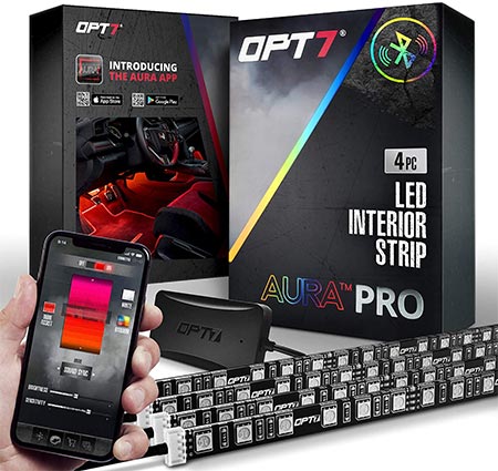 8-OPT7 4pc Smart-Color LED Interior Light