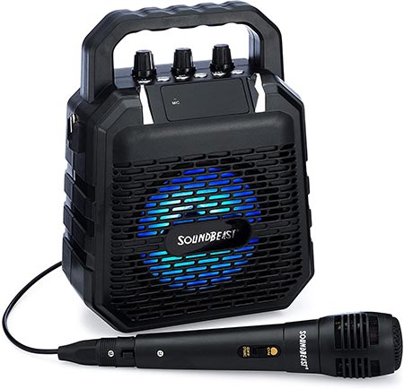 6. SoundBeast Portable Karaoke Machine