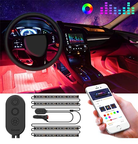 1-LEDGlow Multi-Color Car Interior Lights