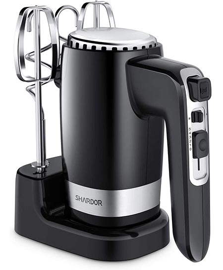 1. SHARDOR Hand Mixer Powerful 300W Ultra Power Handhold Mixer Electric Hand