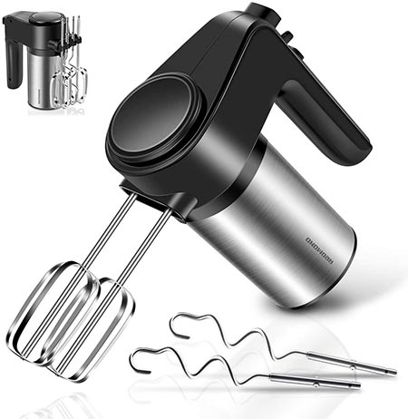 4. REDMOND Hand Mixer, 6-Speed Electric Hand Mixer with Turbo Handheld