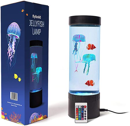 3. Jellyfish Lamp LED Fantasy Lava Lamp
