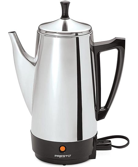 1. Presto 02811 12-Cup Stainless Steel Coffee Maker