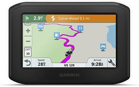 1 Garmin Zumo 396 LMT-S, a motorcycle GPS unit.