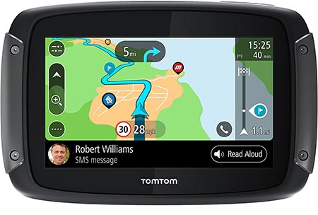 3TomTom rider 550 motorcycle GPS Navigation Device.