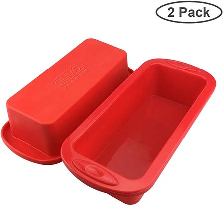 5-Silicone Bread and Loaf Pans for Homemade Cakes