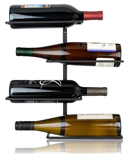 4. True 7688 Four Wine, One, 4 Bottle Holder