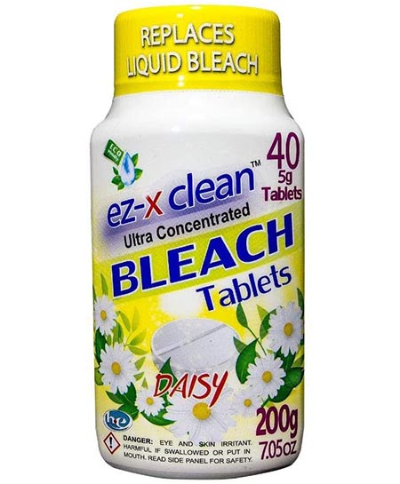 8. EZ-X CLEAN Activated Bleach Tablets