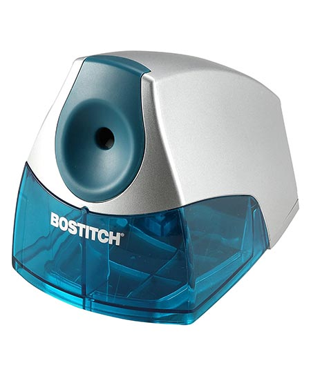 2. Bostitch Personal Electric Pencil Sharpener, Blue (EPS4- Blue)