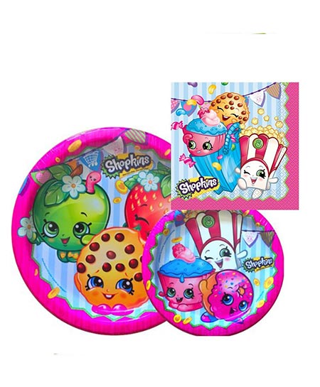 7. Shopkins Birthday Party Supply Set